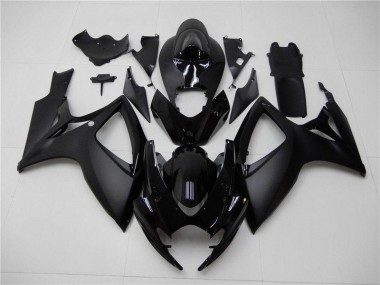 Carene Suzuki GSXR 600 / 750 K6 2006-2007 - Nero Opaco