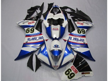 Carene Yamaha R1 2009-2011 - Bianco Blu Sterilgarda SCALZ 69