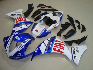 Carene Yamaha R1 2009-2011 - Blu Bianco Fiat