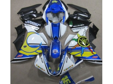 Carene Yamaha R1 2009-2011 - Blu Bianco Giallo 46