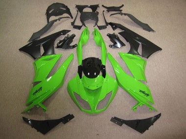 Kit Carena & Plastica Kawasaki ZX6R 2009-2012 - Nero Verde