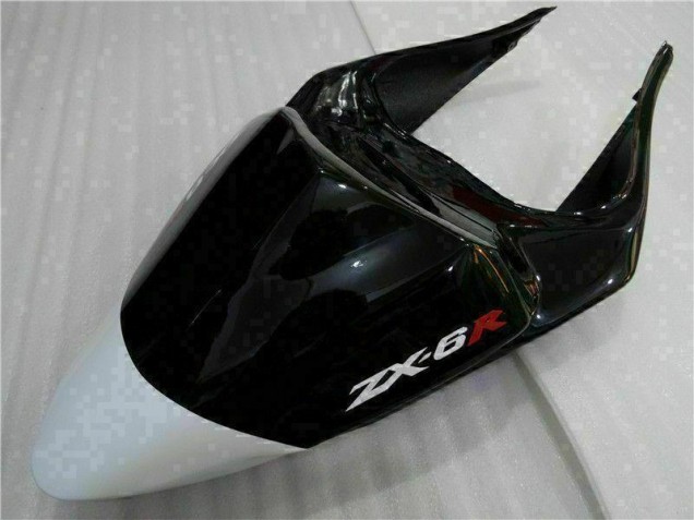 Kit Carenatura Iniezione Kawasaki ZX6R 2009-2012 - Nero Bianco 3M Touch4