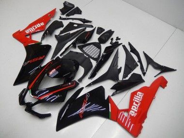 Kit Completo Carenatura ABS Aprilia RSV4 2009-2015 - Nero Rosso