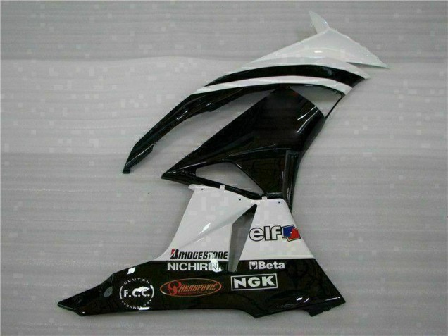 Kits Carenatura Iniezione Kawasaki ZX6R 2009-2012 - Nero Bianco 3M Touch4