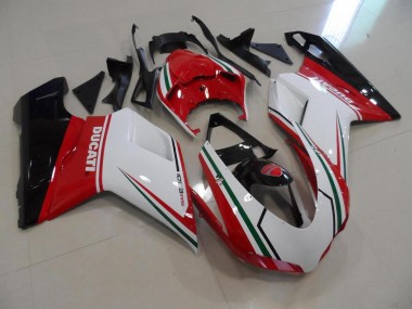 Kits Carene Completa Ducati 848 1098 1198 2007-2014 - Rosso Bianco