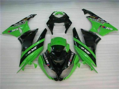 Kits Carene Completa Kawasaki ZX6R 2009-2012 - Nero Verde