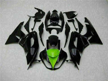 Kits Carene Kawasaki ZX6R 2009-2012 - Nero Verde